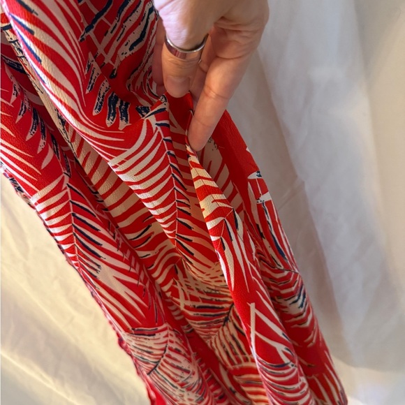 Cupshe Tropical Red and White Maxi Dress - Picture 9 of 11